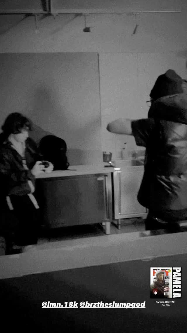 Backstage en noir et blanc